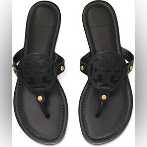Tory Burch Miller sandals black hardly worn size 8